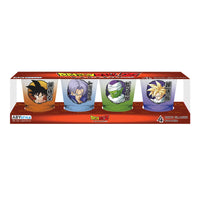 Dragon Ball Z: Kakarot Shot glasses - 4 Pc - Shot glasses set of 4- Approx. 1.5 Oz. (Heroes)