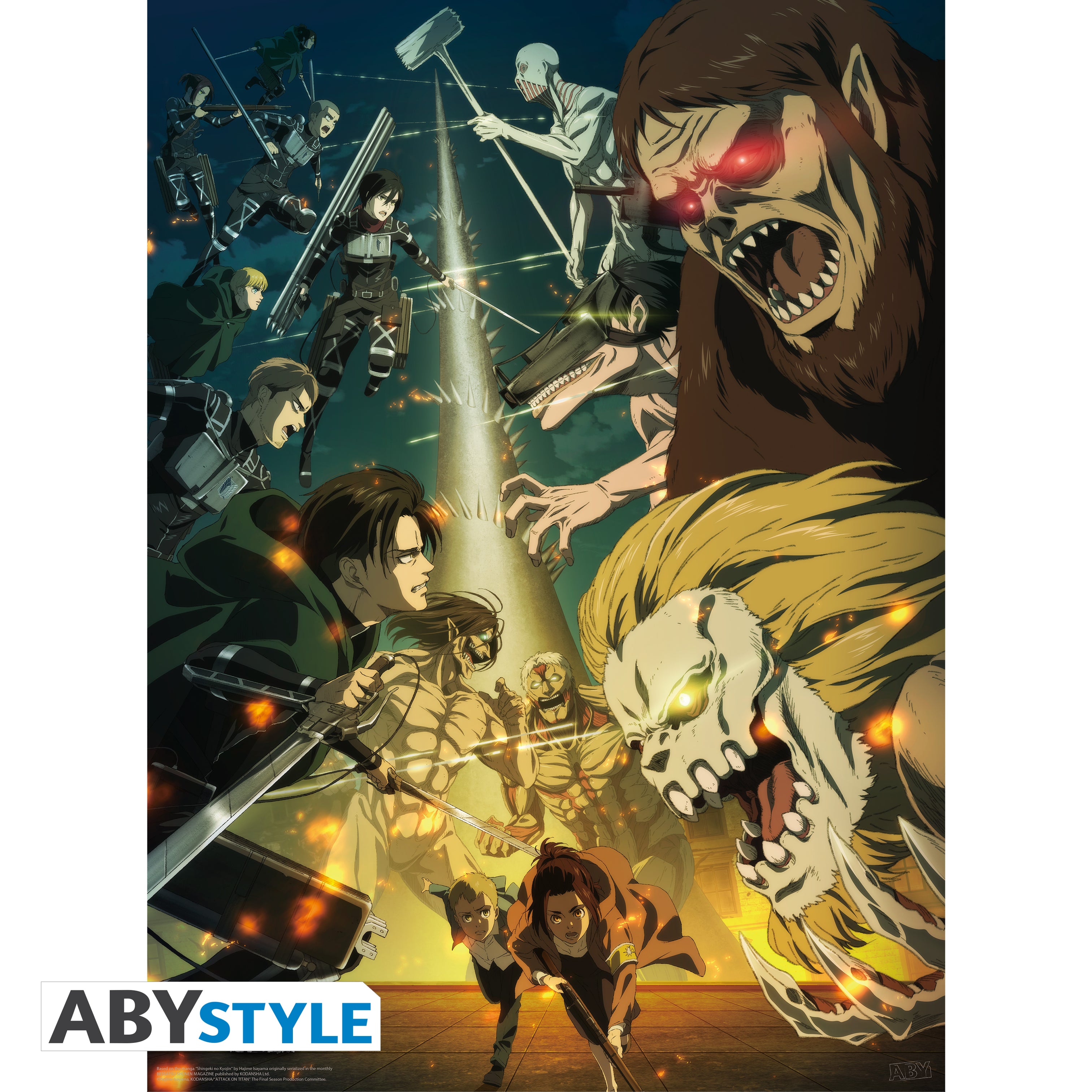 Attack on Titan Unframed Boxed Poster Set Series 2 – ABYstyle USA