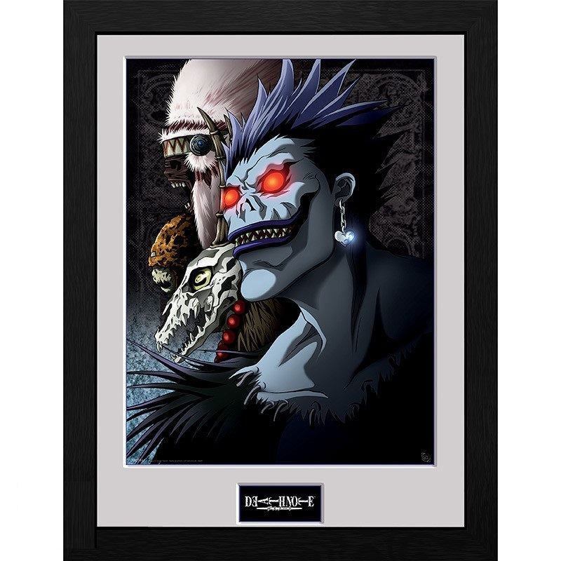 Death Note Shinigami Framed Poster Print 12" x 16"